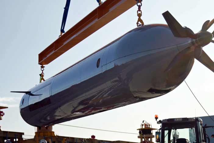 Kongsberg Discovery's Hugin Endurance AUV.