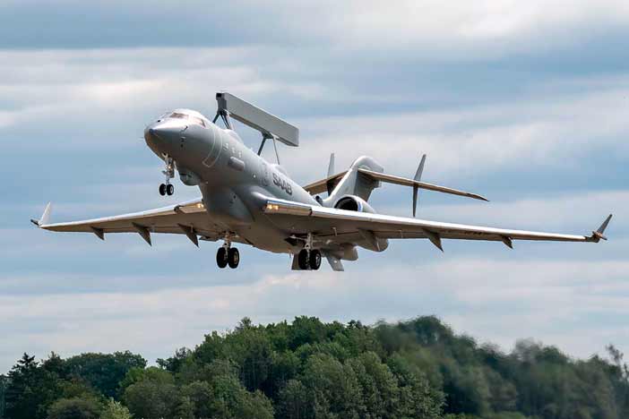 Saab's Global Eye aircraft.