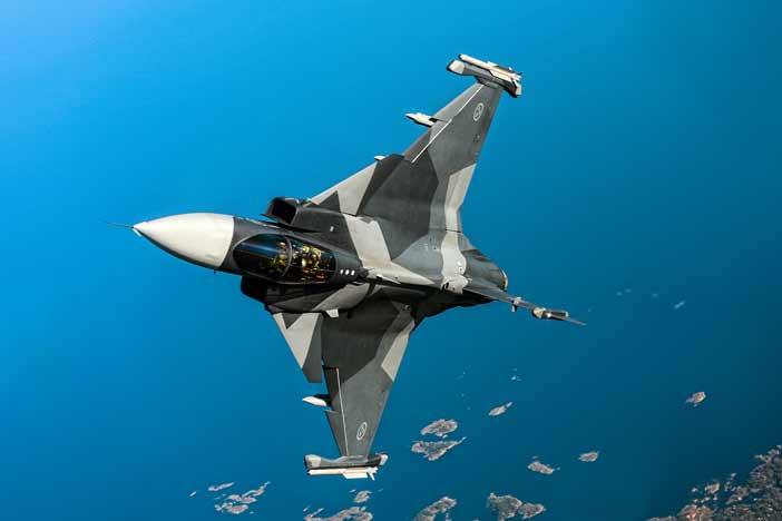 Saab's Gripen Fighter Jet.