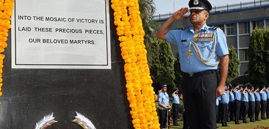 Air Marshal Nagesh Kapoor of Indian Air Force.