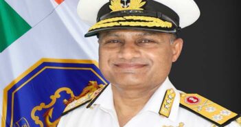 Indian Navy Vice Admiral Krishna Swaminathan.