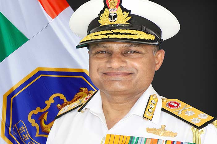 Indian Navy Vice Admiral Krishna Swaminathan.