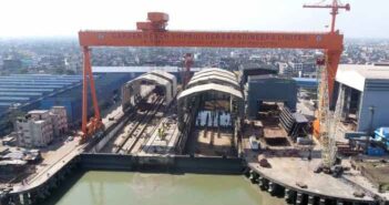 GRSE's main works area.