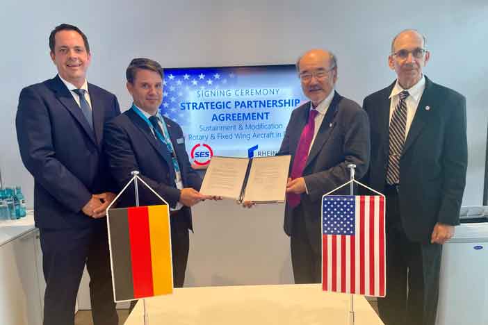 Rheinmetall-SES Partnership for Aircraft Maintenance.