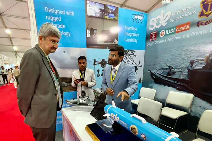 Sagar Defence's UUV.