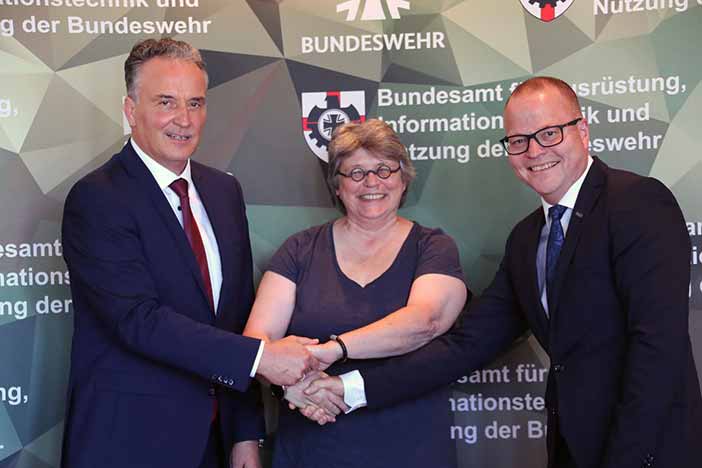 Diehl Defence Contract signing ceremony.