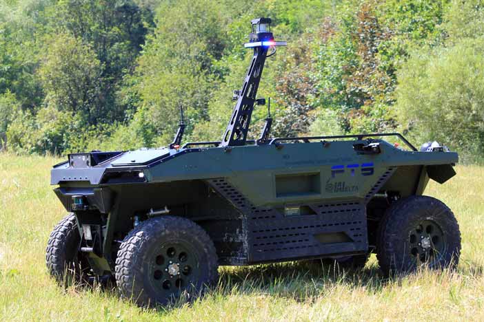 IAI's REX MK-II European Land Robot Trial.