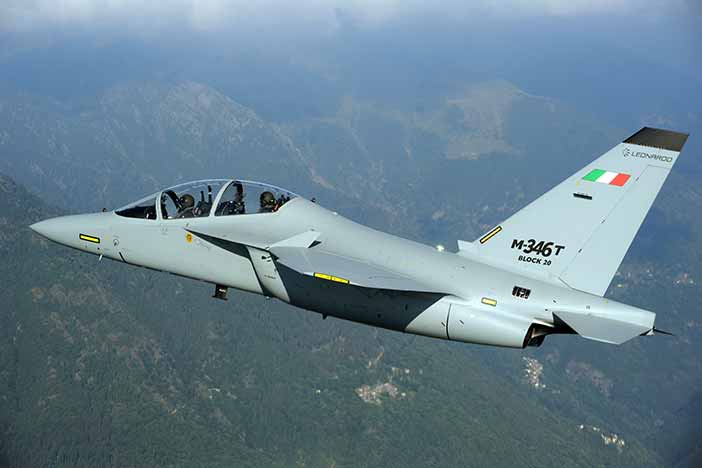 Leonardo M-346 trainer aircraft.
