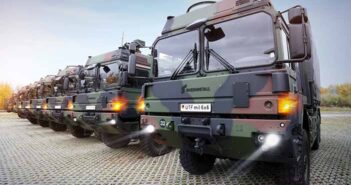 Rheinmetall military trucks.