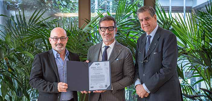 Leonardo RINA anti-corruption Certification ceremony.