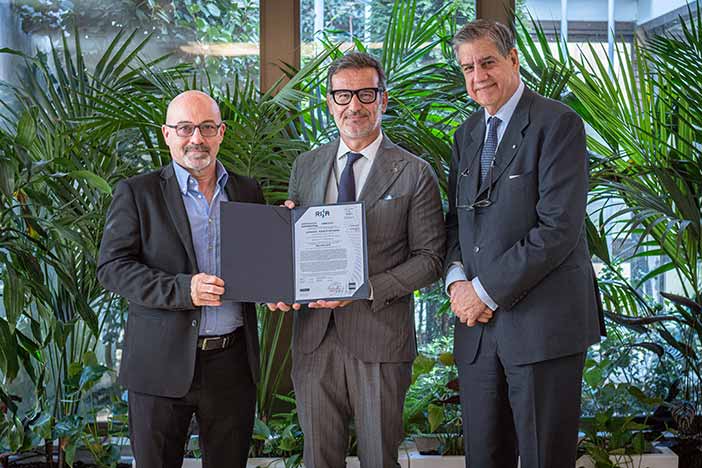Leonardo RINA anti-corruption Certification ceremony.