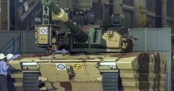 India's Zorawar Light Tank. Co-developed by DRDO and Larsen & Toubro (L&T).