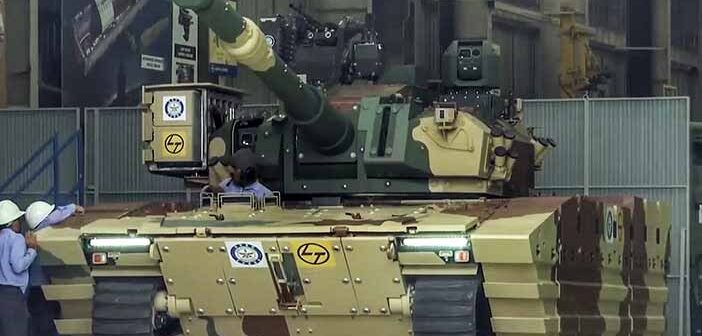 India's Zorawar Light Tank. Co-developed by DRDO and Larsen & Toubro (L&T).
