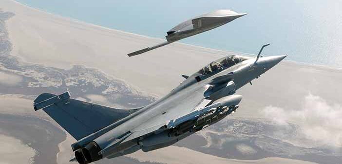 Rafale Fighter Jet with UCAV.
