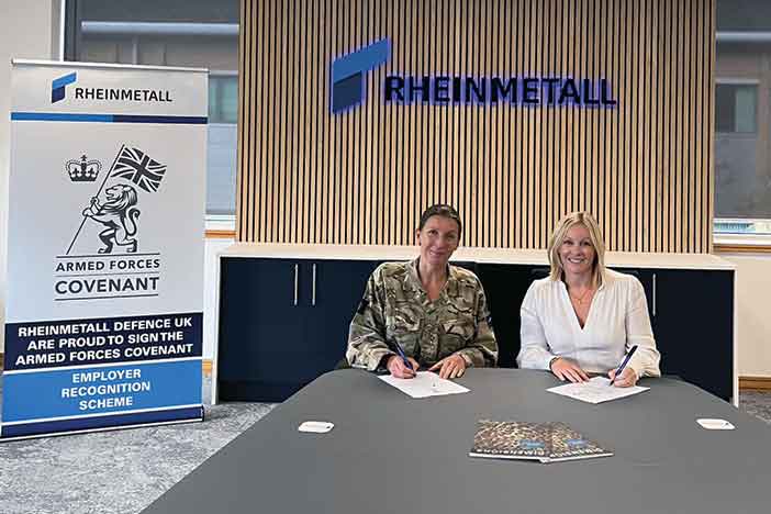 Rheinmetall Armed Forces Covenant Signing.