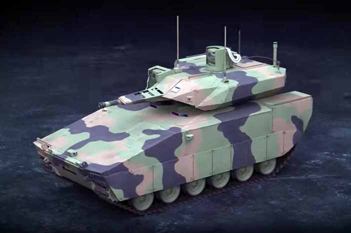 American Rheinmetall's Lynx XM30 Combat Vehicle.