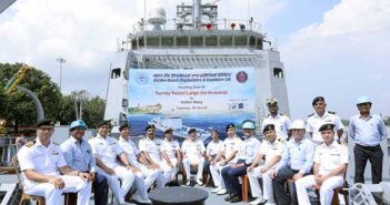 Indian Navy's INS Nirdeshak Large Survey Vessel Yard 3026.
