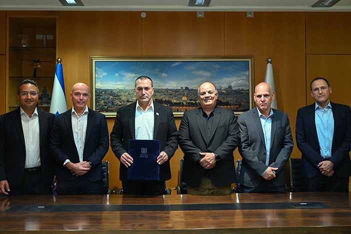 Elbit Systems Contract ceremony (Courtesy Israel MoD).