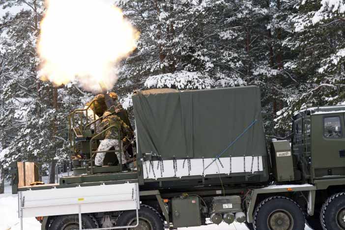 Patria's Tremos Mortar System.