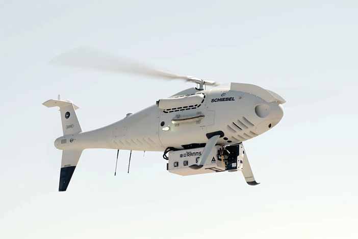 Schiebel Camcopter-S-100 at REPMUS-2024.