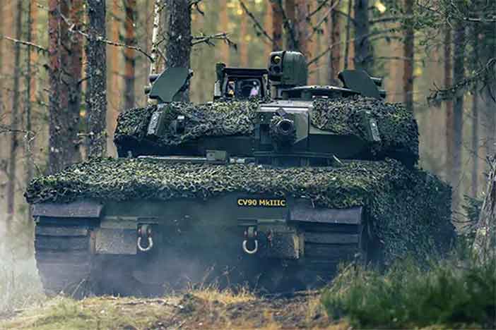 BAE Systems CV-90 Combat Vehicle.