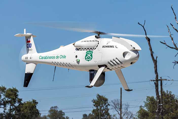 Chile Police Inducts Schiebel Camcopter S-100.