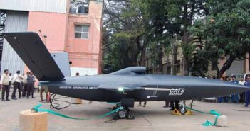 India HAL's CATS-Warrior Combat Air Teaming UAV.