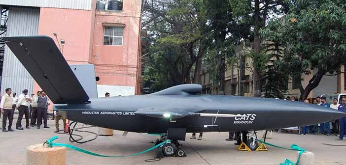 India HAL's CATS-Warrior Combat Air Teaming UAV.