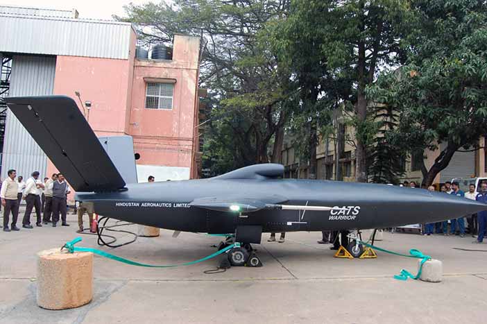 India HAL's CATS-Warrior Combat Air Teaming UAV.