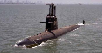Indian Navy Submarine INS Vagsheer.