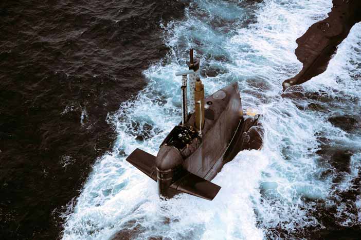Indian Navy INS Vagsheer Scorpene Class Submarine.