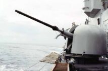 OTO Melara 76/62 Naval Gun.