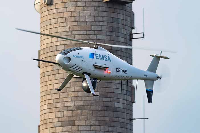 Schiebel's Camcopter S-100 for European Maritime Safety Agency EMSA.