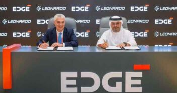Leonardo-EDGE Group Groundbreaking Alliance at IDEX 2025.