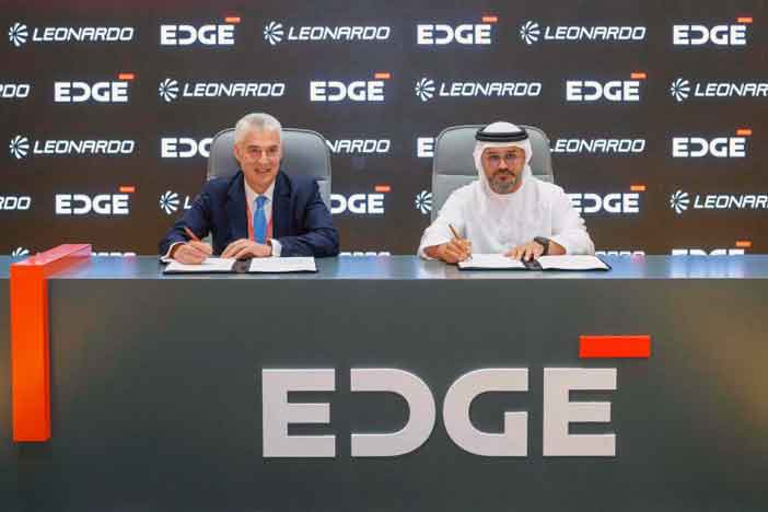 Leonardo-EDGE Group Groundbreaking Alliance at IDEX 2025.