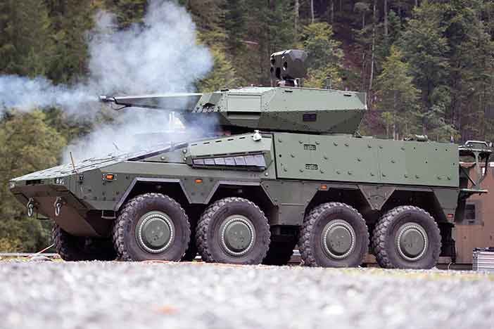 Rheinmetall Skyranger 30 Air Defence System.