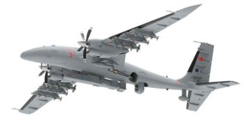 Baykar Technologies' Bayraktar Akinci UAV.