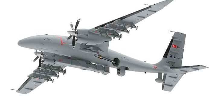 Baykar Technologies' Bayraktar Akinci UAV.