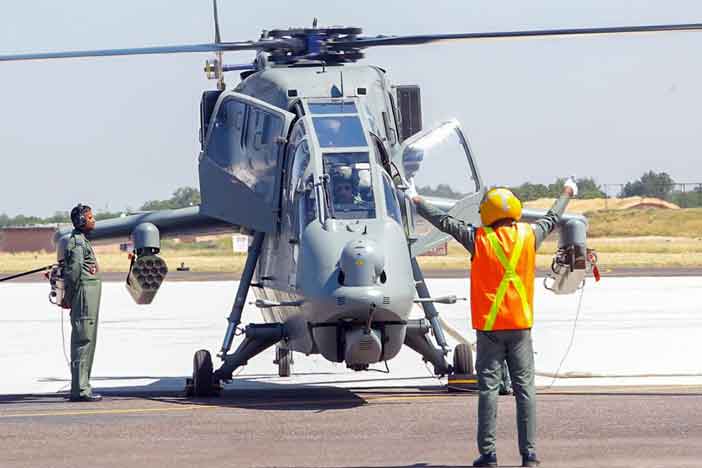 India's Light Combat Helicopter.