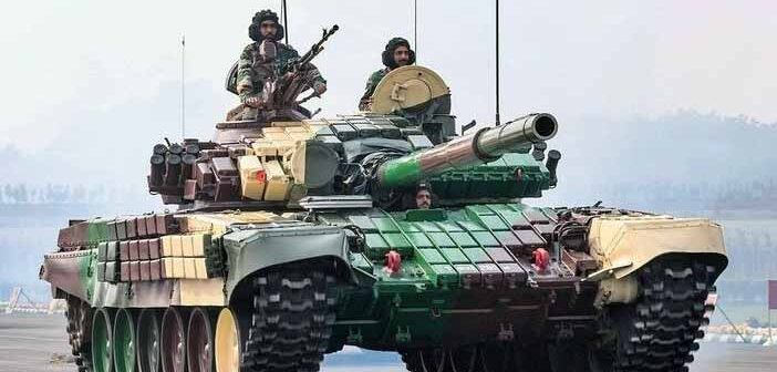 Indian Army's T-72 MBT.