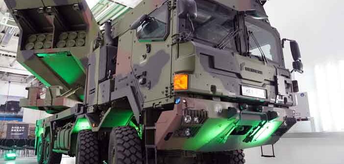 Rheinmetall-Lockheed-Martin's GMARS Artillery System.