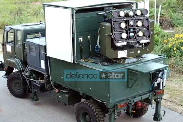 DRDO's Truck Mounted Laser-based CUAS.