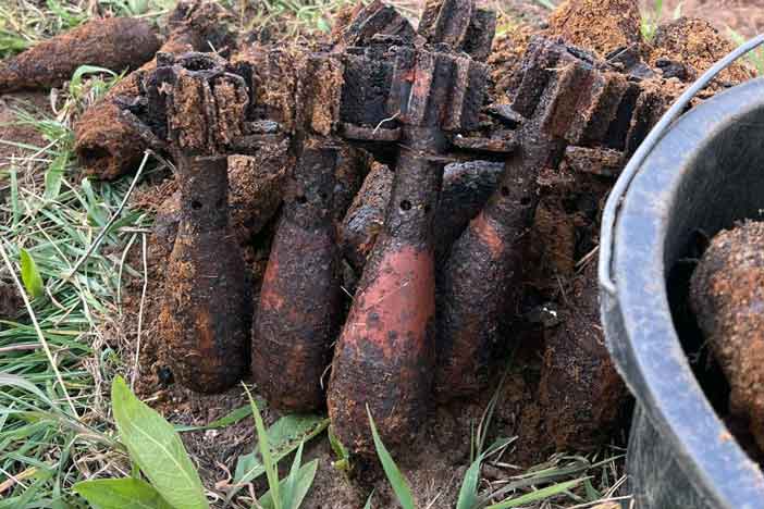 Explosive disposal.