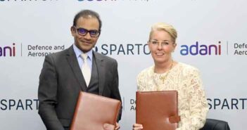 Adani Defence's Ashish Rajvanshi (L) & Donnelly Bohan (R)