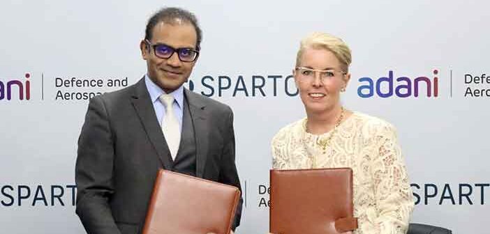 Adani Defence's Ashish Rajvanshi (L) & Donnelly Bohan (R)
