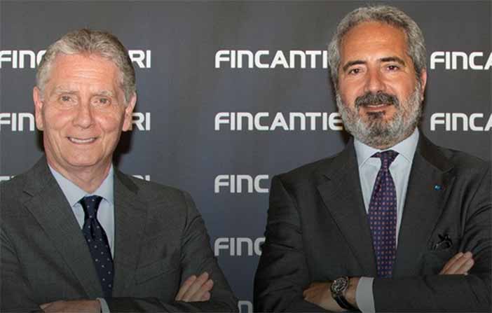 Biagio Mazzotta (Left), Chairman & Pierroberto Folgiero, CEO of Fincantieri.