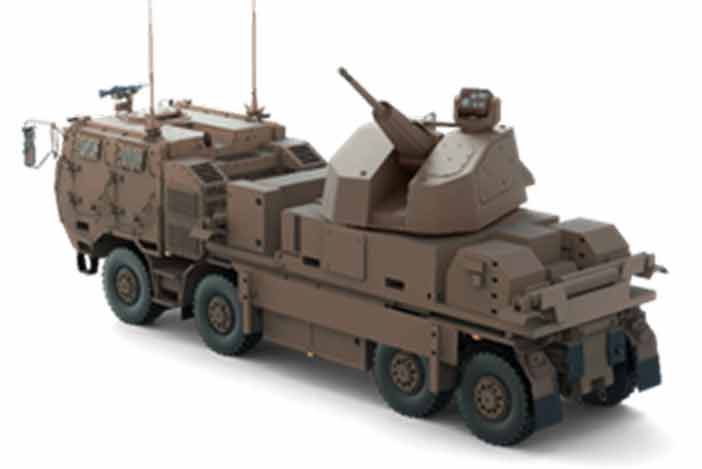 Thales KNDS Rapidfire Land Air Defence System.