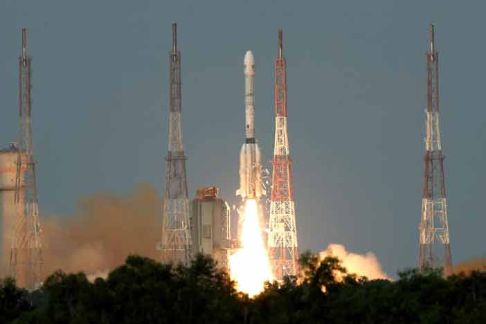GSLV-F16 Launches NISAR Satellite.