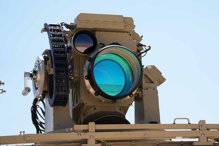 Israel's Rafael built Ironbeam Laser Defence System.