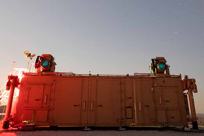 Israel's Rafael built Ironbeam Laser Defence System.